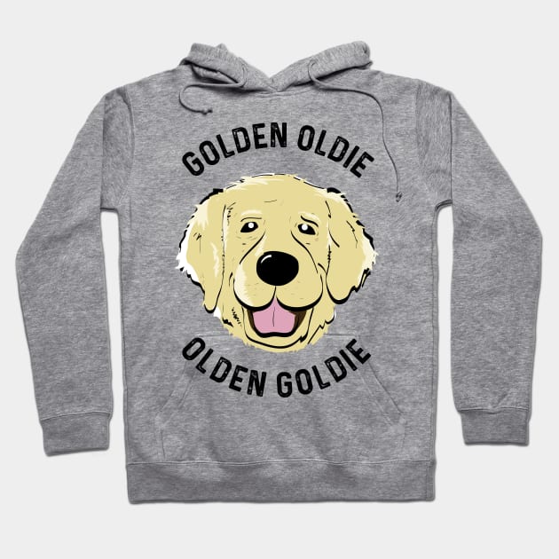 Golden Retriever Golden Oldie Retriever Dog Fan Hoodie by atomguy